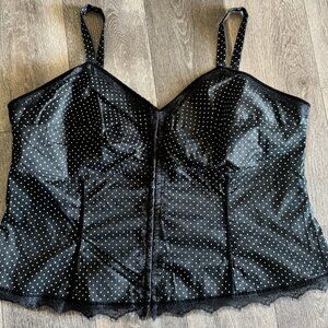 Torrid polka dot sleeveless top